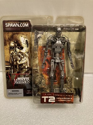 T2 TERMINATOR 2 JUDGEMENT DAY T-800 ENDOSKELETON ACTION FIGURE. SPAWN