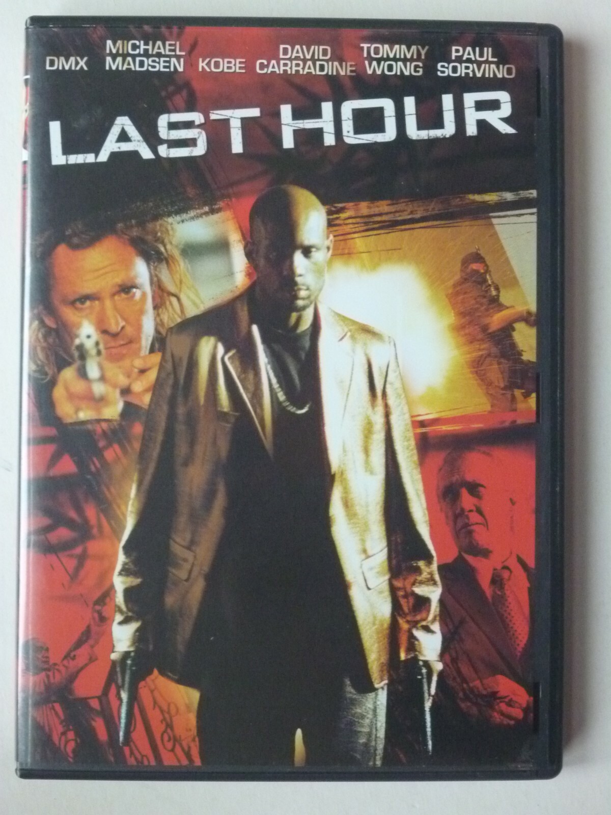 Last Hour DVD Movie DMX Michael Madsen Kobe David Carradine Tommy Wong Sorvino Last Hour DVD Movie DMX Michael Madsen Kobe David Carradine Tommy Wong Sorvino