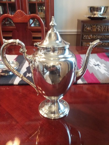 Gorham Sterling Silver Teapot set 451 and 2 candy dishes F.S & Company