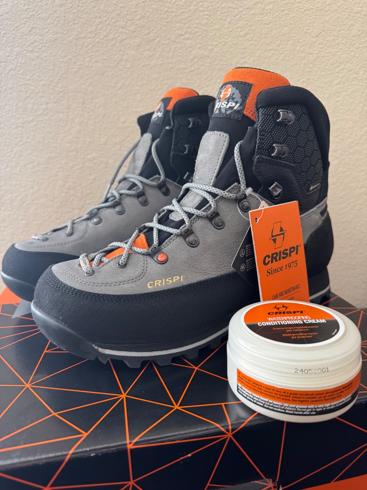 ☺︎　0307 NEW Crispi Lapponia III GTX Hunting Boots - Grey - Men's