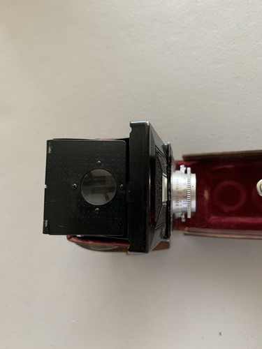 Antique Vintage Camera Photina Reflex Photavit TLR With Leather Case