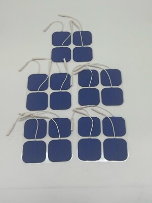 20 TENS Electrodes BLUE CLOTH 2x2 inch Replacement Pads for Twin Stim,Tens 7000