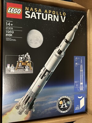 LEGO Ideas - Rare - 21309 Space NASA Apollo Saturn V - New & Sealed. B5