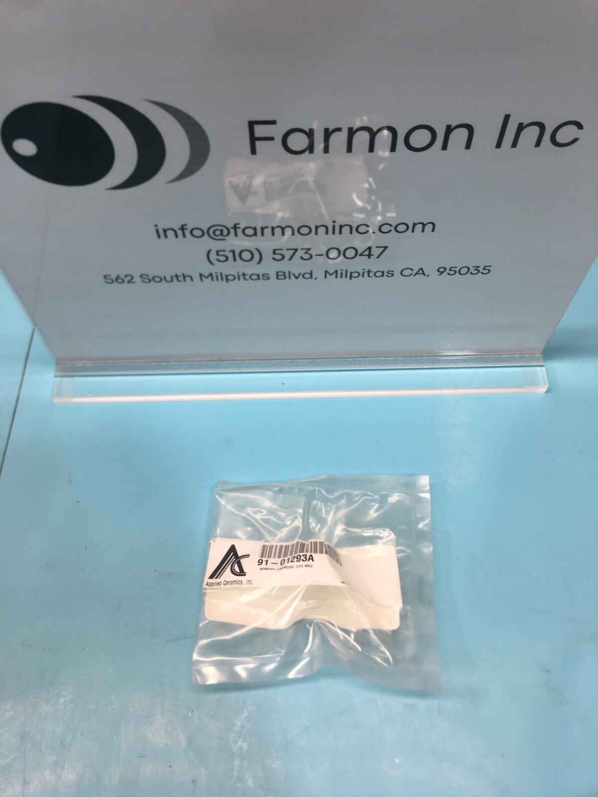 Applied Ceramics 91-01293A, Window Endpoint DPS Mec., 185956