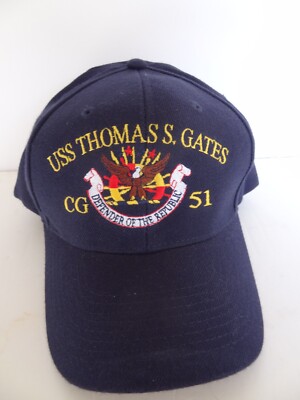 U S NAVY CAP ''USS THOMAS S. GATES ''CG-51 The Corps.