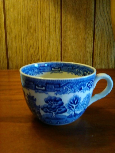 Vintage Blue Willow Cup W. Ridgway & Co.