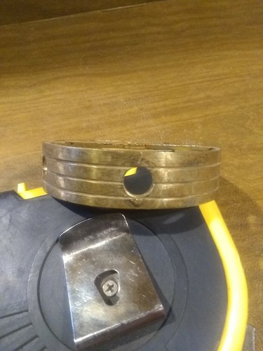 Vintage Brass Top Light / Arm Holder! 1940s Chandelier Parts