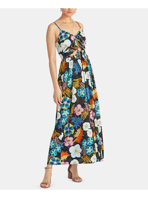 

RACHEL ROY Женское темно-синее платье-футляр макси с цветочным принтом на тонких бретельках и V-образным вырезом  XS, Navy