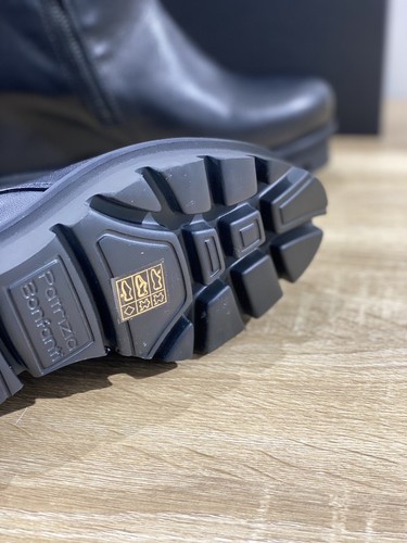 PATRIZIA BONFANTI PATRIZIA BONFANTI BOOTS WOMAN FREYA WEDGE BLACK LEATHER EXTRA LIGHT 38