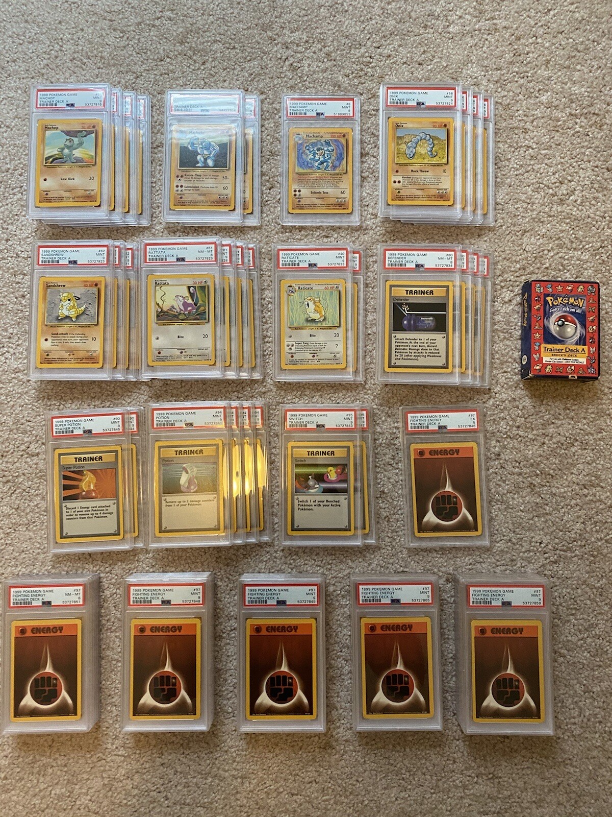 Pokemon TCG Trainer Deck A Complete PSA Holy Grail Gym Leader Lot | eBay