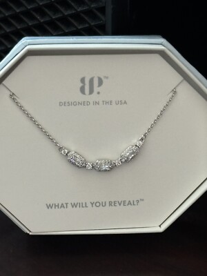Bomb Party OG Necklace  Best Thing That s Mine  Cubic Zirconia Rhodium
