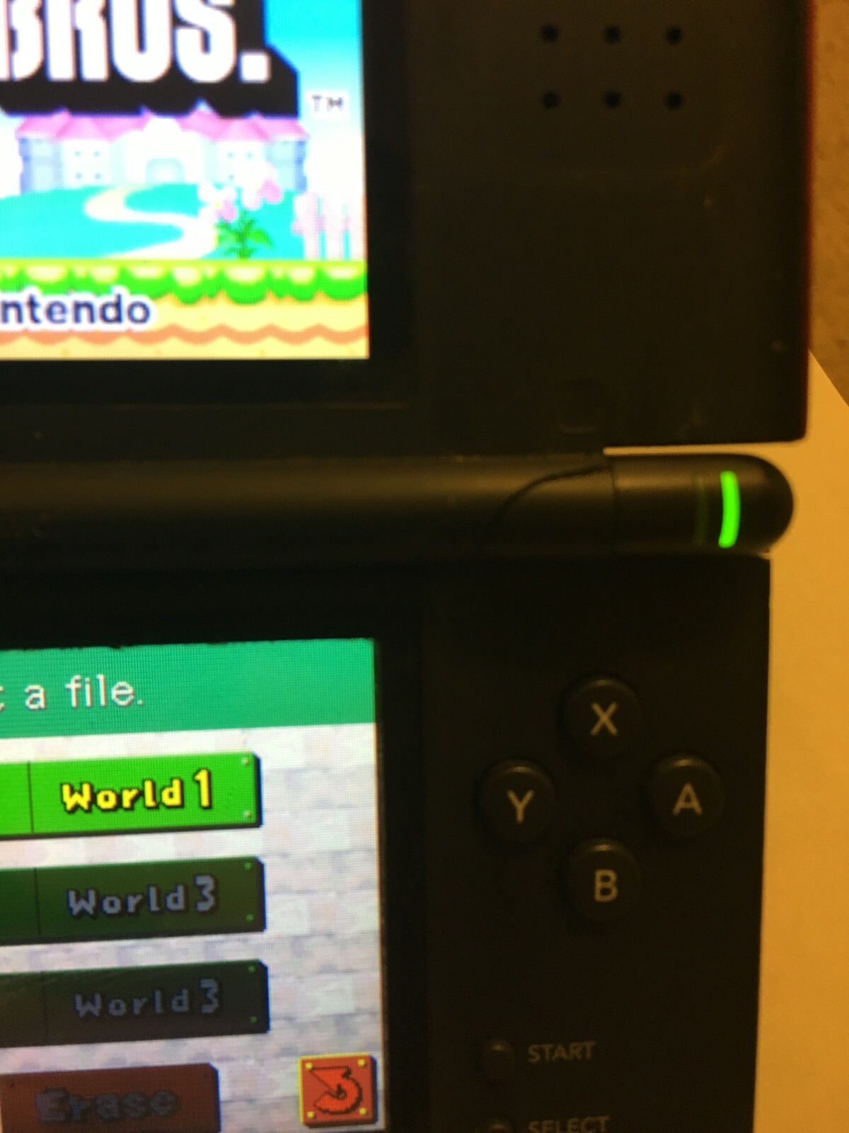 Nintendo DS Lite Console Red/Black - Works with Cracked Hinge (Console Only)