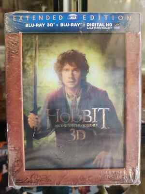 The Hobbit: An Unexpected Journey 3D Blu-ray - Extended Edition - 5-Disc Set NEW