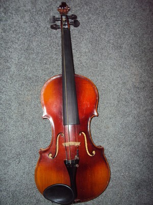 VINTAGE ANTIQUE VIOLIN STRADIVARIUS JACKSON-GULDAN With BOW & CASE