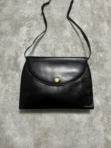 バッグ Vintage Bally leather Boston bag black Vintage Bally Black Leather Mini Boston Bag - Shop Folklore