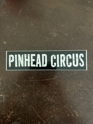 Vintage Pinhead Circus Detailed Instructions For The Self Involved 1997 sticker!