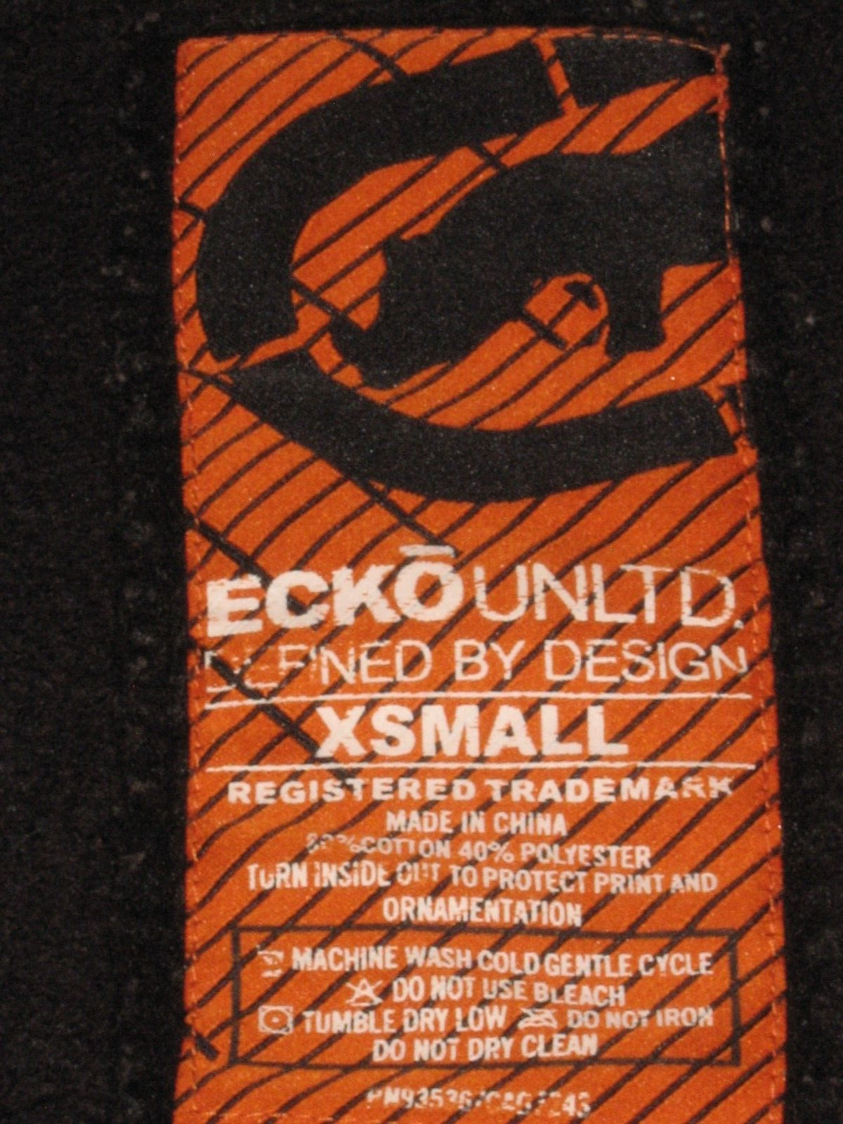 Rare Ecko Unltd Black Rhino Exhibit Joker Versus Dark Knight Men's Hoodie XS