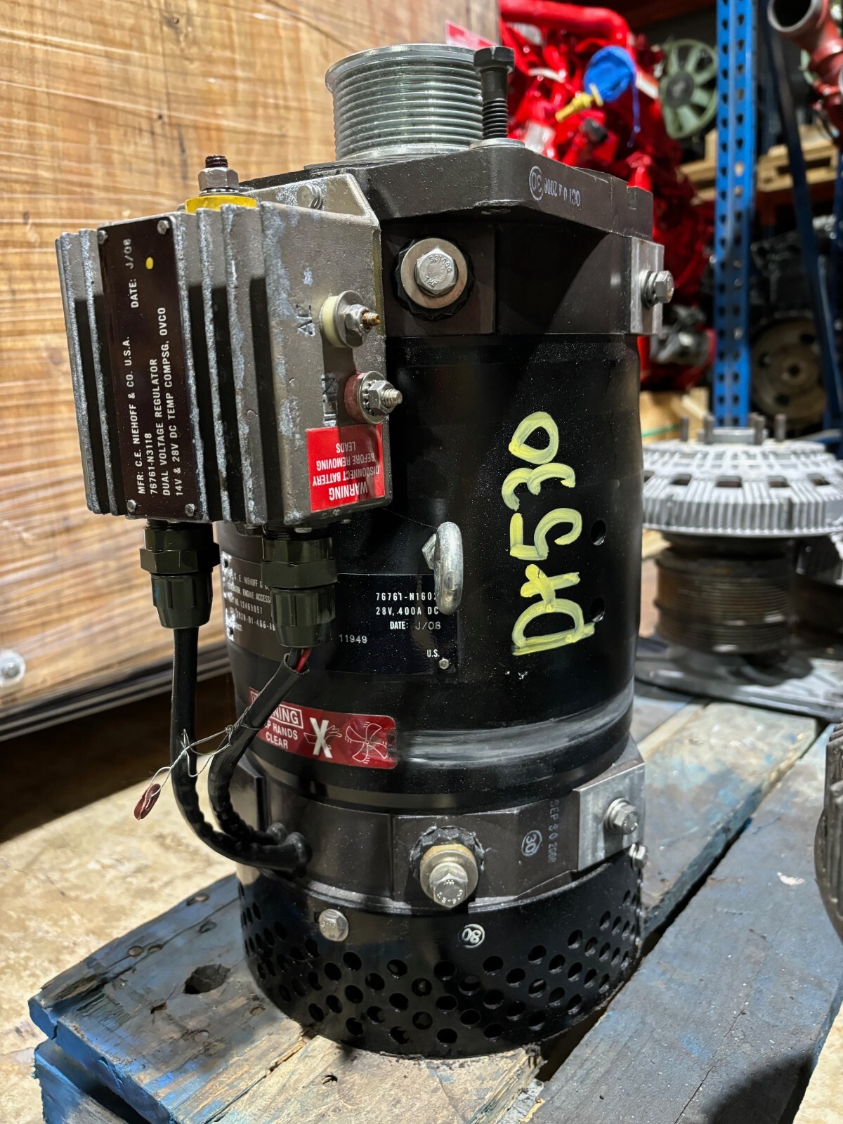NATIONAL　TV SERVICE GENERATOR 848A Flight Systems: 74-076009-00: Aftermarket Generac 076009ASRV