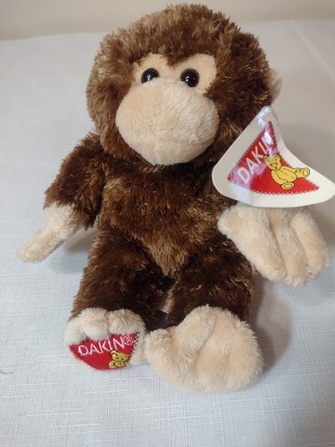 Dakin Monkey Plush Red Patch Vintage Exclusive Big Lots stuffed animal 8