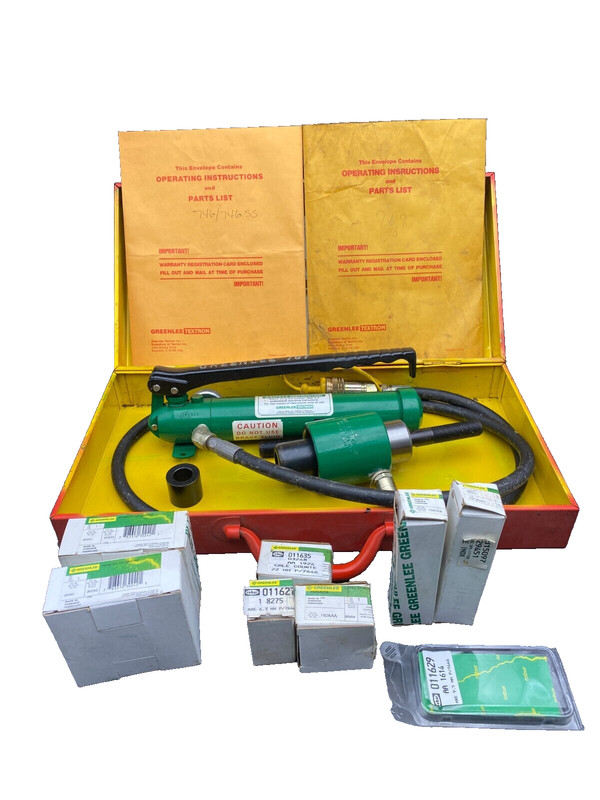 Greenlee Textron 767 + 5017095 + Pkng Kit + Consommables  Pompe Hydraulique
