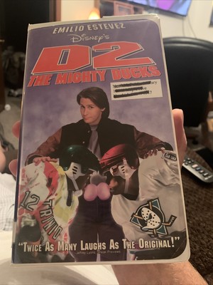 Disney D2 The Mighty Ducks VHS Tape Clamshell 1994