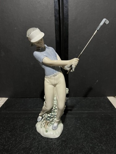 Nao By Lladro Fore Female Golfer Figurine Golf (no Box) | eBay