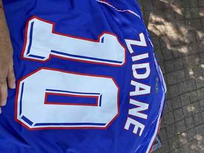 ZIDANE France World Cup 1998 Home Retro Short Sleeve Jersey