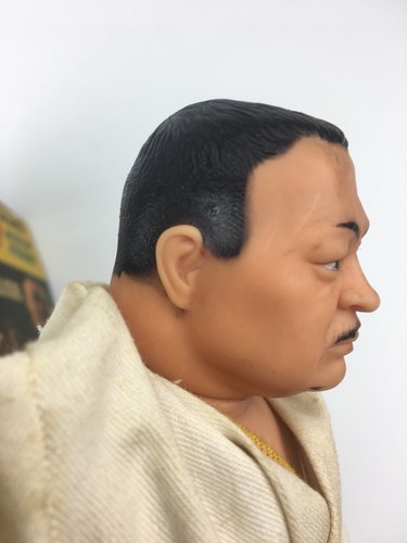 VINTAGE 1965 AC GILBERT JAMES BOND 007 GOLDFINGER ODD JOB ACTION FIGURE & BOX