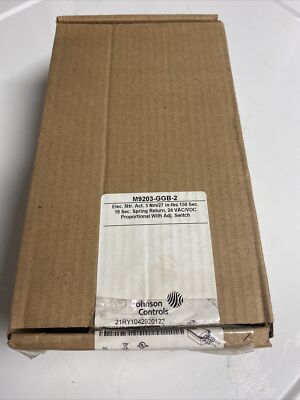Johnson Controls Actuator.  M9203-GGB-2 .  M9203GGB2.  New Item, Open box.