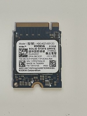 KIOXIA  512GB SSD 2230 M.2 NVMe PCIe For Dell HP Lenovo Laptop