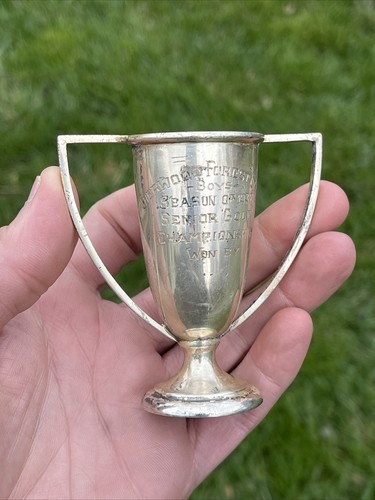 Antique Sterling Silver Trophy Cup Sherwood Forest Club
