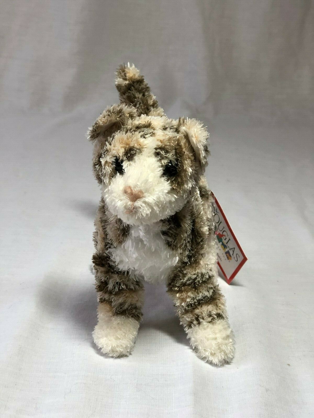 Niki Brown Tabby Cat Lil' Nugget by Douglas Cuddle Toys, about 6/12