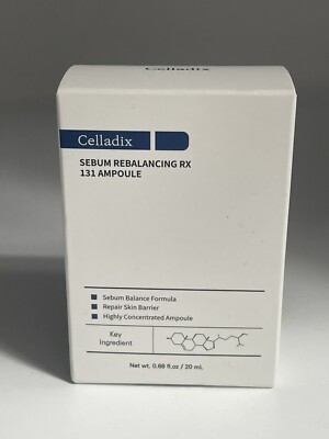 Celladix Sebum Rebalancing Rx 131 Ampoule 20ml - New Sealed!