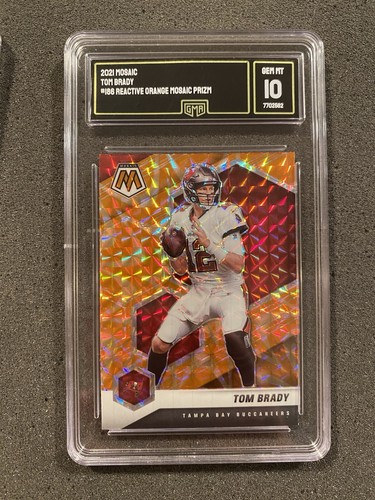 2021 Mosaic Reactive Orange Prizm #186 Tom Brady GMA 10 | eBay 2021 Mosaic Reactive Orange Prizm #186 Tom Brady GMA 10 | eBay