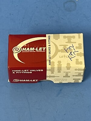 HAM-LET 3102161 Brass Male Connector, Let-Lok Tube Fitting 1/4'' x Male NPT Threa