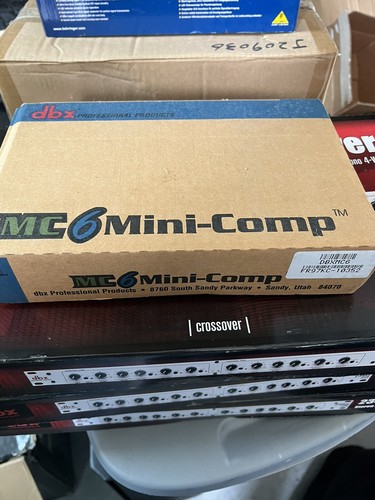 【dbx】MC6 Mini-Comp コンプレッサー アダプター付き dbx Professional Products MC6 Mini-Comp DBX Desktop