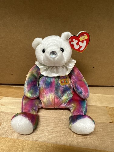 レア！平成レトロ Ty beanie baby 2000年製造 Jan 1, 2000 TY Original Beanie Babies THE BEGINNING Silver