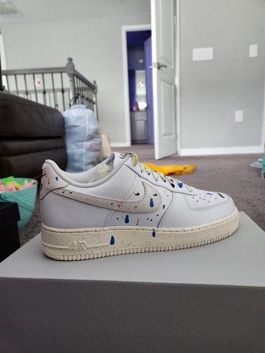 nike air force 1 white splatter