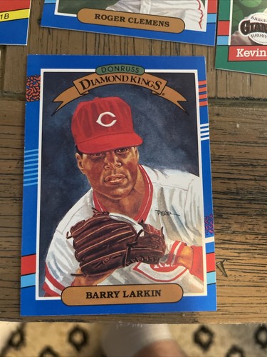 1991 Donruss Diamond Kings BARRY LARKIN Card #5 Cincinnati