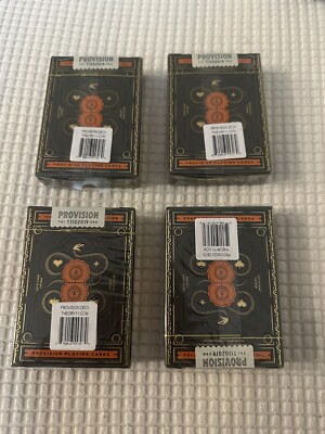 Provision Playing Cards Deck Brand LOT Of 4-New Sealed Read please