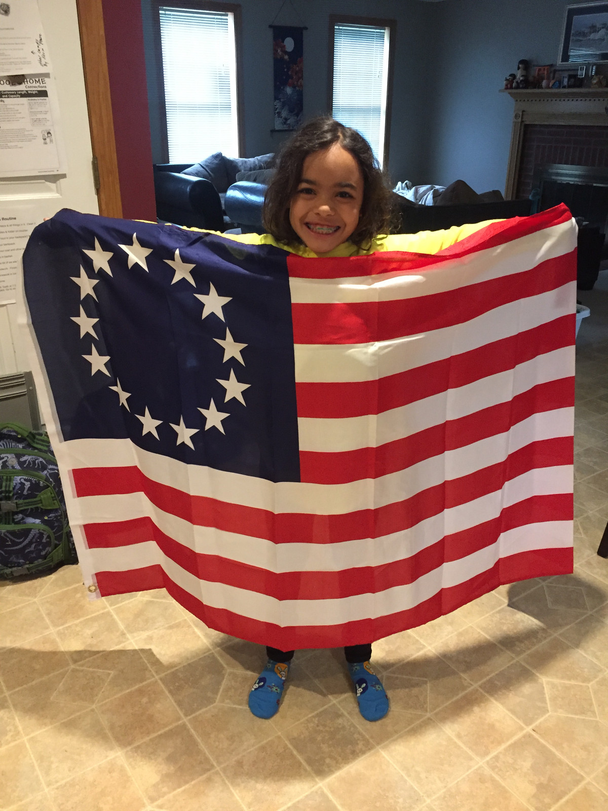 ポロベアトイ アメリカ国旗 Betsy Ross 13 Star USA Flag 3' x 5
