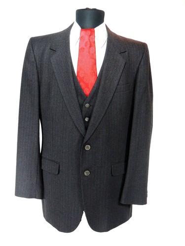 Macintosh Philosophy Trotter 3-Piece Suit Navy 38R M Used | eBay