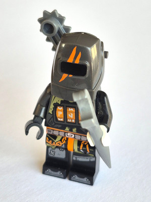 RARE FIGURINE MINIFIGURE LEGO NINJAGO ARKADE NJO461 MECHANIC WELDER ETAT NEUF