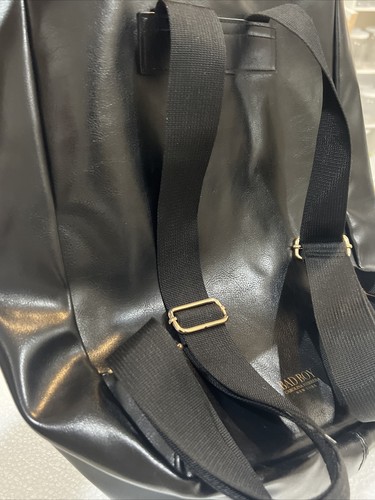 Carolina Herrera Bad Boy Backpack Adjustable Straps Black Weekender NEW
