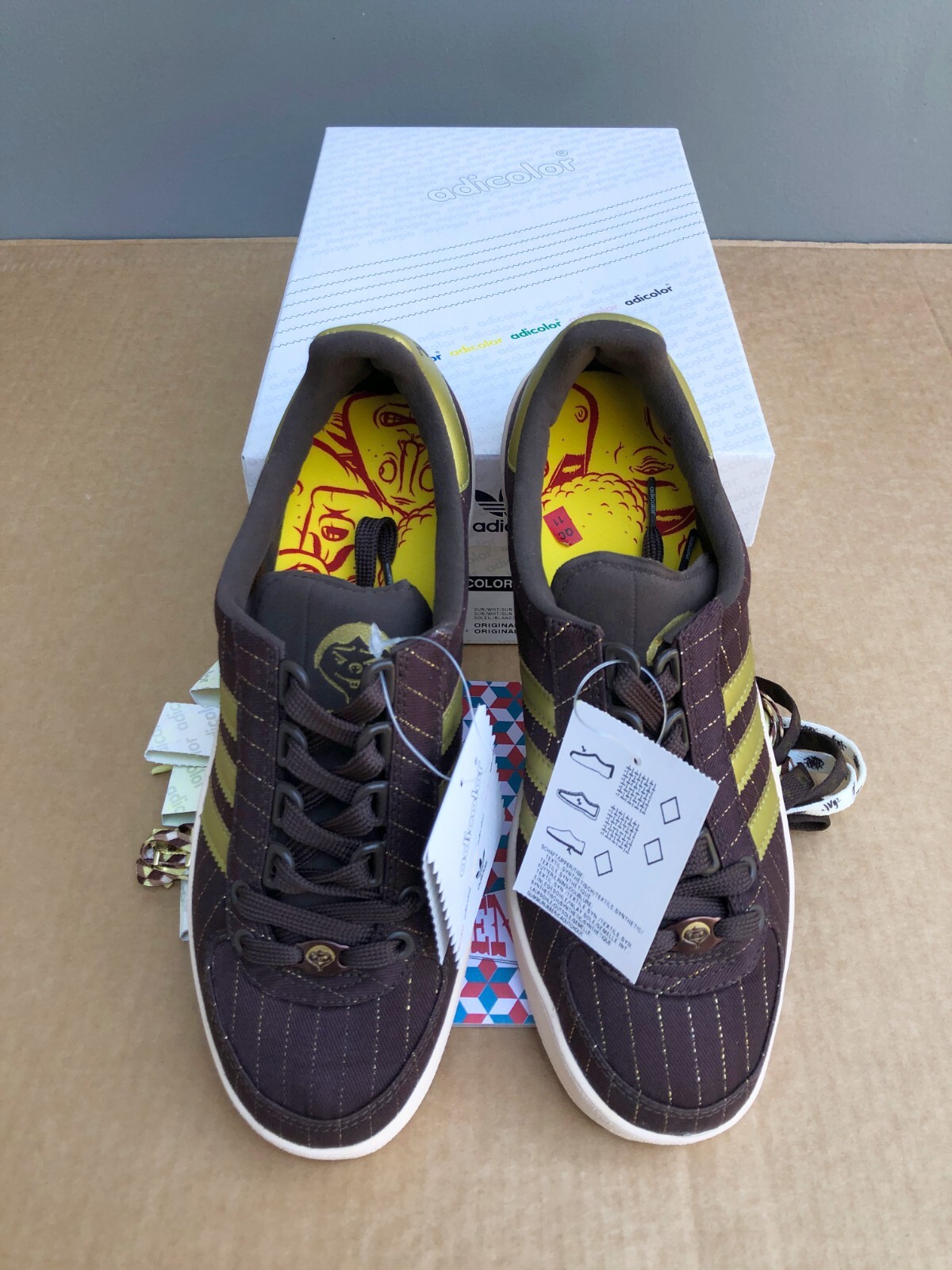 Adidas Adicolor Lo Y1 HUF “Ray Fong” Sneakers by Barry Adidas Adicolor Lo Y1 HUF “Ray Fong” Sneakers by Barry