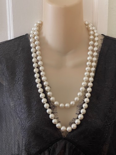 ネックレス・ペンダント VINTAGE HOLLYWOOD Bumpy Round Half Pearl Necklace BMR664 $_12.JPG?set_id=880000500F