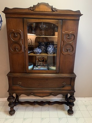 Antique Mexican Hutch Painted Wood Cabinet RUSTIC from Anthropologie