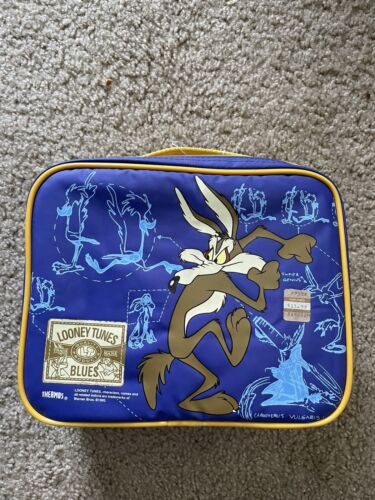 RARE Thermos Lunch Bag 1998 Warner Bros The Coyote NEW with Cup