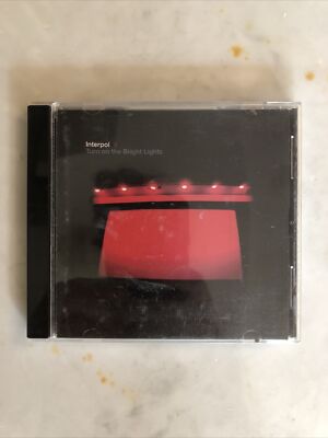 Interpol Turn on the Bright Lights (CD, 2002)