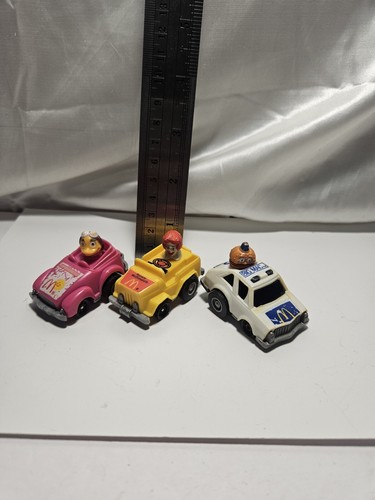 85'McDonaldsFast Macs Pull Back Cars 全4種 1985 McDONALD'S FAST MACS SET OF 4 PULL BACK CARS TOY VIDEO